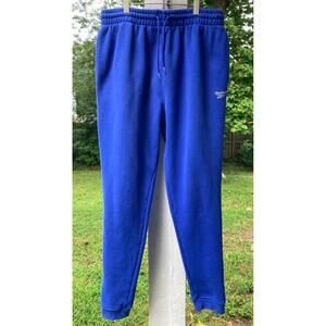 Reebok - Royal Blue Cozy Athleisure Fleece Jogger Sweatpants - M